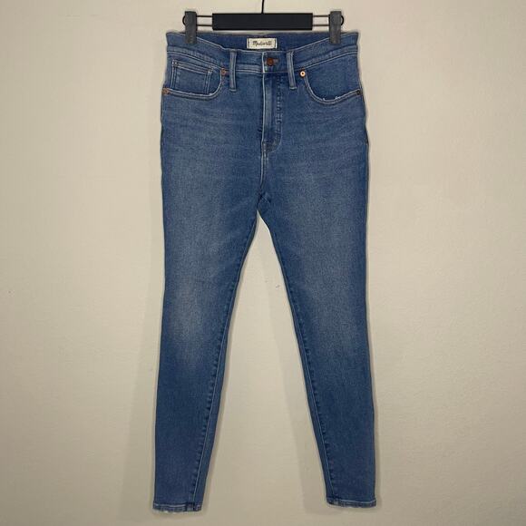 Madewell 9" High-Rise Skinny Jeans in Pearson Wash Women’s - Size 29 - Picture 4 of 8